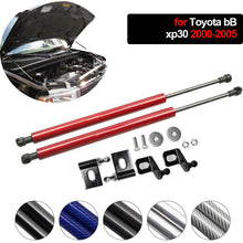 Load image into Gallery viewer, For Toyota bB xp30 2000-2005 For Scion xB 2004-2006 Front Hood Bonnet Modify Gas Struts Carbon Fiber Lift Support Shock Damper
