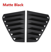 Load image into Gallery viewer, New 2x Car Rear Window Louver Shutter Side Vent Cover Trim For VW For GOLF MK7 MK7.5 2014-2019 For GTI / GTD / R MODELS
